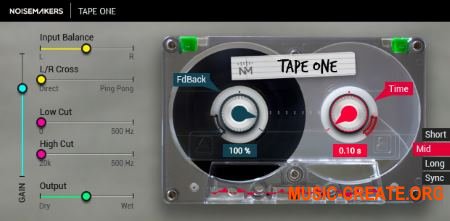 Noise Makers Tape One v1.1 (Team R2R) - плагин звуковых эффектов