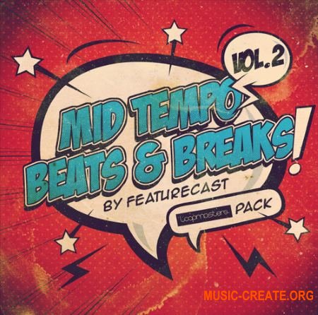 Featurecast Mid Tempo Beats and Breaks 2 (MULTiFORMAT) - сэмплы Breaks, Hip-Hop, Funk, D&B