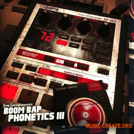 Greg Savage Boom Bap Phonetics Bundle (WAV) - сэмплы ударных, Hip Hop