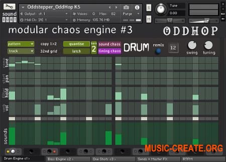Sound Dust OddHop Modular Chaos Engine #3 (KONTAKT) - акустические, электронные звуки