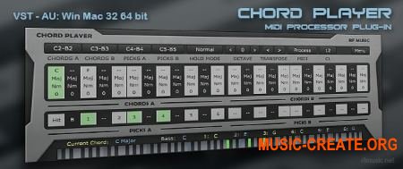 RF Music Chord Player v1.0.0.1 WiN / OSX (Team R2R) - плагин MIDI-процессор