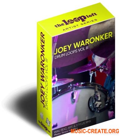 The Loop Loft Joey Waronker Drums Vol 3 (WAV) - сэмплы ударных