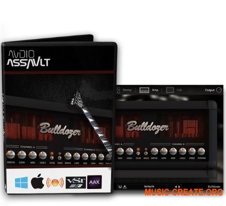 Audio Assault Bulldozer v1.2 WiN / OSX RETAiL (SYNTHiC4TE) - гитарный усилитель