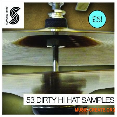 Samplephonics 53 Dirty Hi Hat Samples (MULTiFORMAT) - ван-шот хай-хэты