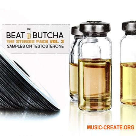 Beat Butcha The Steroid Pack Vol 3 (WAV ABLETON LiVE RACK) - сэмплы ударных