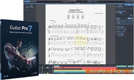 Arobas Music Guitar Pro v7.0.6 Build 810 with Soundbanks and Tabs (Team P2P) - электронная гитара
