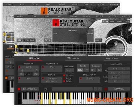MusicLab RealGuitar v5.0.2.7424 WIN / v5.0.0.7353 OSX (Team R2R) - виртуальная гитара