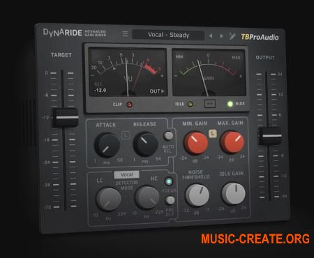 TBProAudio DynaRide v1.1.6 (Team R2R) - плагин автоматического выравнивания аудиосигнала