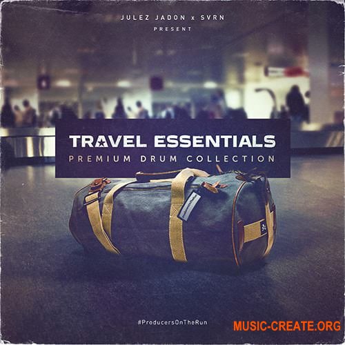 Julez Jadon Travel Essentials Premium Drum Collection (WAV) - сэмплы Hip Hop, Trap, RnB