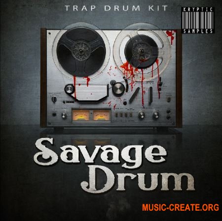 Kryptic Samples Savage Drum (WAV) - сэмплы ударных