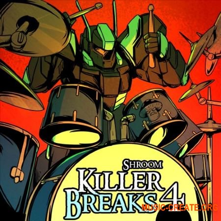 Shroom Killer Breaks Vol. 4 (WAV) - сэмплы ударных