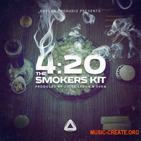 Capsun ProAudio 4:20 The Smokers Kit Vol.1 (WAV REX) - сэмплы ударных, Hip Hop, Rap, Trap