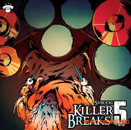 Shroom Killer Breaks 5 (WAV) - сэмплы ударных  Hip Hop, Trap, Rap