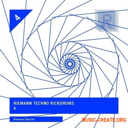 Riemann Techno Kickdrums 4 (WAV) - сэмплы ударных Techno, Minimal Techno