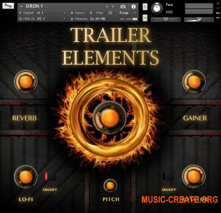 TH Studio Trailer Elements Vol 1 (KONTAKT) - кинематографическая библиотека