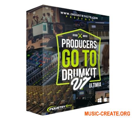 IndustryKits Producers GoTo DrumKit v7 ULTIMIA (WAV MiDi) - драм сэмплы