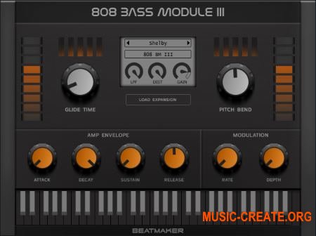 BeatMaker 808 Bass Module FULL v1.3 VST AU MAC/WiN - бас модуль