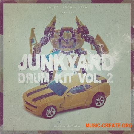 Julez Jadon Junkyard Drum Kit Vol 2 (WAV) - сэмплы ударных