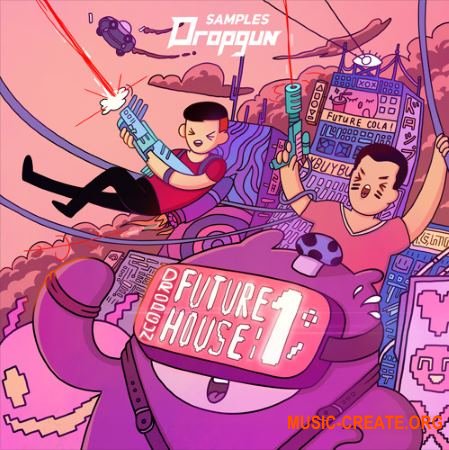 Dropgun Future House 1 (WAV MIDI Massive Serum Spire) - сэмплы Future House