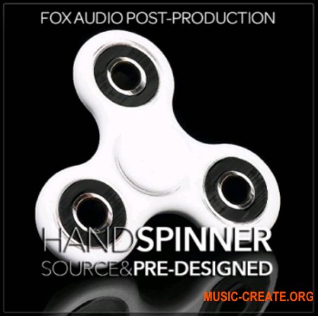 Fox Audio Post Production Hand Spinner Source And Pre Designed