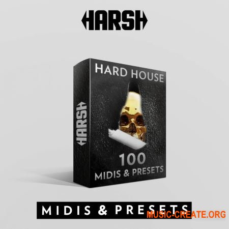 HARSH Hard House 100 Sylenth 1 Presets & Midis (WAV MiDi Sylenth) - сэмплы Hard House