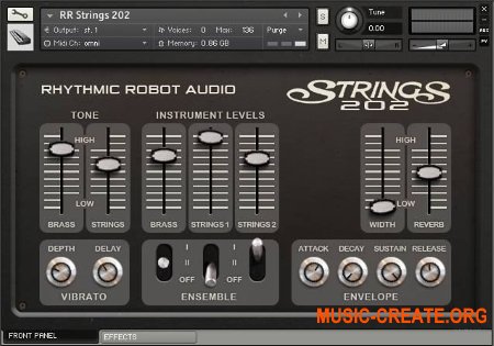 Rhythmic Robot Audio Strings 202