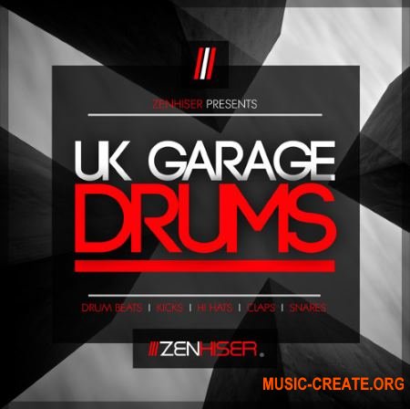 Zenhiser UK Garage Drums (WAV) - сэмплы ударных