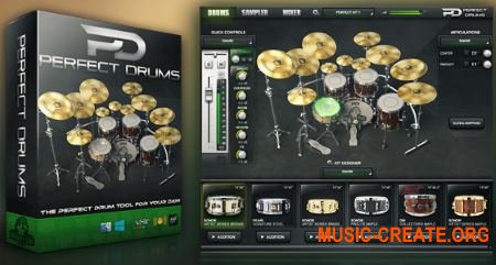 Naughty Seal Audio Perfect Drums + Factory Library v1.6.0 WiN-OSX (Team R2R) - драм-машина