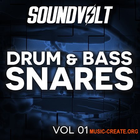 Soundvolt Drum and Bass Snares Vol 1 (WAV) - сэмплы Drum and Bass