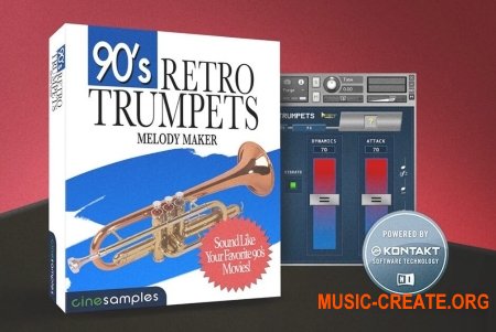 Cinesamples 90’s Retro Trumpets (KONTAKT) - библиотека трубы