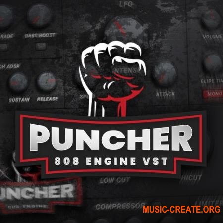 Industrykits Puncher 808 Engine VST v1.0 WiN-OSX RETAiL (SYNTHiC4TE) - синтезатор