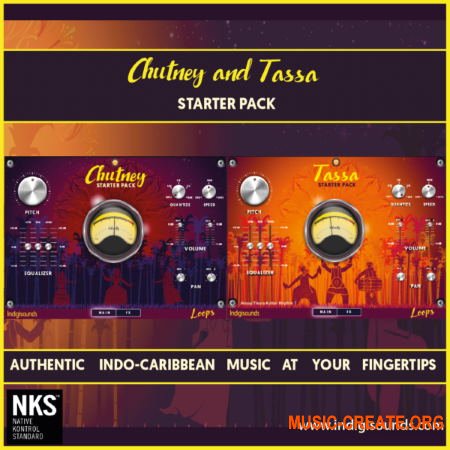 Indigisounds Chutney and Tassa Starter Pack (KONTAKT) - библиотека инструментов Вест-Индии
