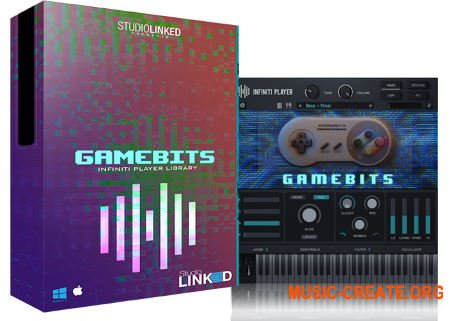 StudioLinked Infiniti Expansion Gamebits Library WIN (DECiBEL) - библиотека 8-Bit  звуков