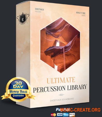 Ghosthack Ultimate Percussion Library (WAV) - сэмплы перкуссии