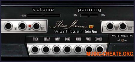 Adam Monroe Music Wurlitzer v2.0 VST AU AAX WIN OSX (Team DECiBEL) - виртуальное электронное пианино