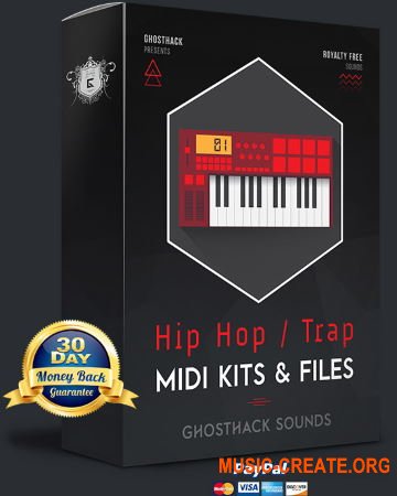 Ghosthack Hip Hop / Trap MIDI Kits & Files (MIDI)