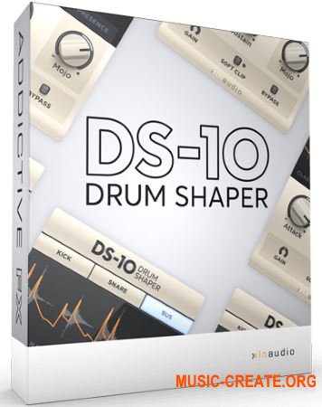 XLN Audio DS-10 Drum Shaper v1.0.5 WIN OSX (Team R2R) - плагин Transient Shaper
