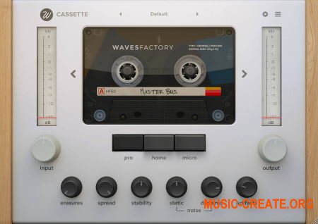 Wavesfactory Cassette v1.0.0 (Team R2R) - эмулятор кассетной деки