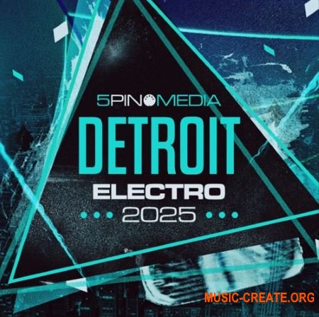 5Pin Media Detroit Electro 2025 (MULTIFORMAT) - сэмплы Detroit Electro