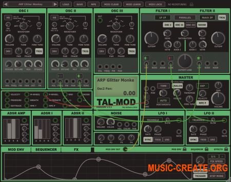 Togu Audio Line TAL-Mod 1.1.1 (Team R2R) - виртуальный аналоговый синтезатор