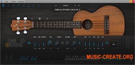 Ample Sound AEU v.1.0.0 WiN (Team P2P) - виртуальная гитара Kamaka HF-3