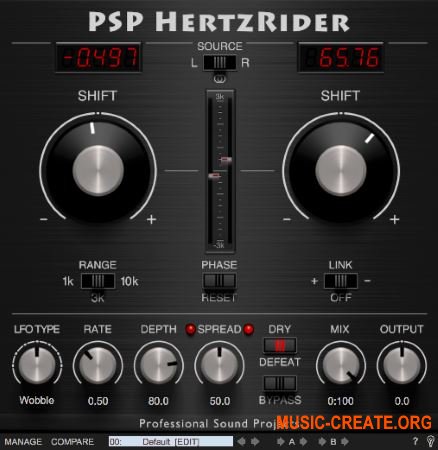 PSPaudioware PSP HertzRider v1.0.3 (Team R2R) - частотный преобразователь