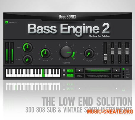 DopeSONIX Bass Engine v2.1 RETAiL (SYNTHiC4TE) - бас-синтезатор