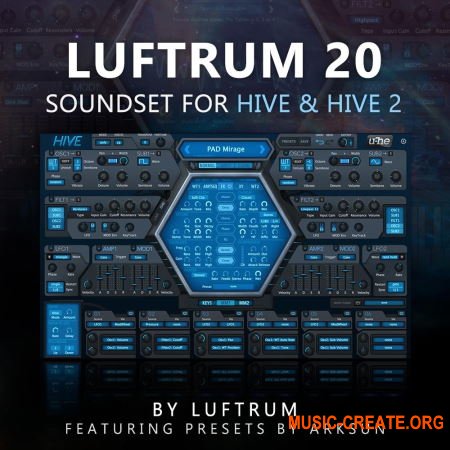 Luftrum 20 Soundset (u-he Hive 2)