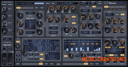 Reveal Sound Spire v1.5.7 WiN / MAC + 9 SoundBanks (Team V.R/MORiA) - синтезатор