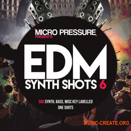 HY2ROGEN EDM Synth Shots 6 (MULTiFORMAT) - сэмплы EDM, Dubstep, Wobble, Trap, Progressive, Future House
