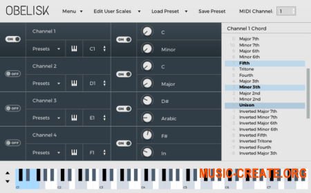 FrozenPlain Obelisk VST AU v1.1.6 RETAiL MAC/WiN - MIDI инструмент