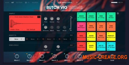 Native Instruments Butch Vig Drums v1.0.0 (KONTAKT DVDR) - библиотека ударных