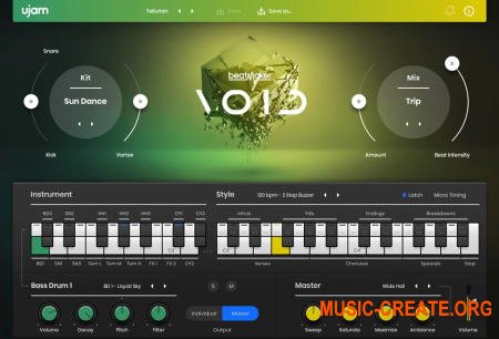 UJAM Beatmaker VOID v2.1.0 (Team R2R) - виртуальный Drum & Bass инструмент