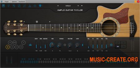 Ample Sound Ample Bass T v3.3.0 WIN OSX - инструмент и сэмплы гитары Taylor 714
